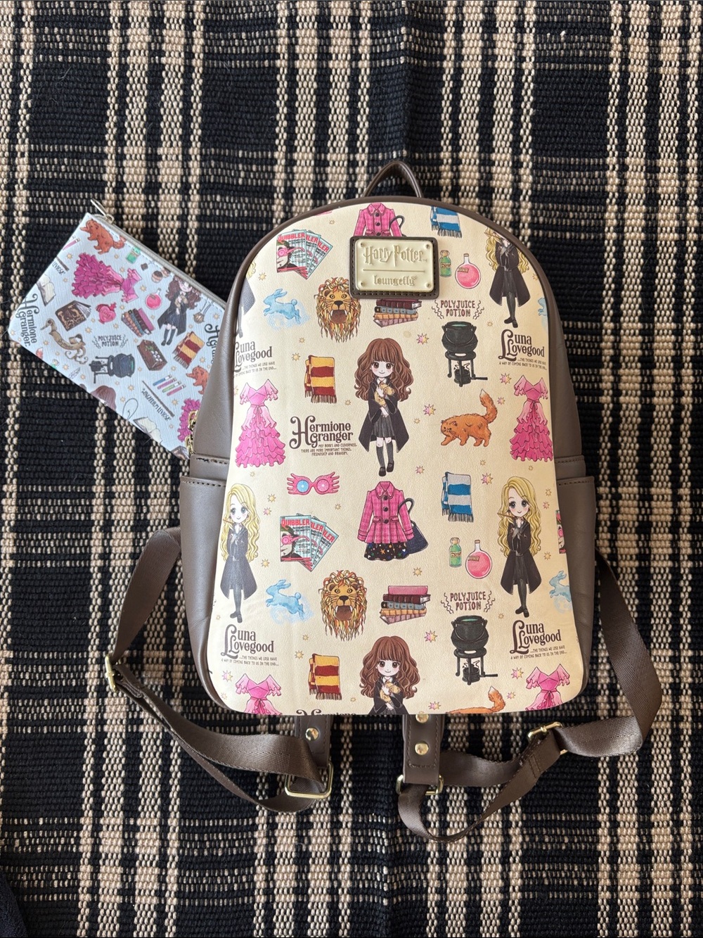 Loungefly Harry Potter Hermione and Luna Backpack